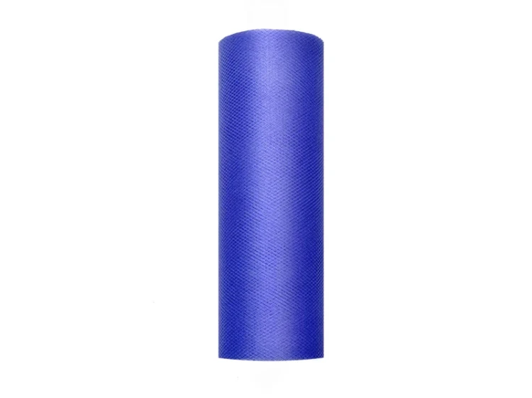 granatowy tiul 15cm, tiul granatowy, materiał do dekoracji.webp