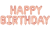 HB rose gold, napis z balonów Happy Birthday, baner urodzinowy, baner na urodziny, girlanda rose gold.jpg