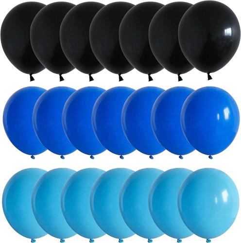 balony 30szt błękitne + niebieskie + czarne 1.jpg