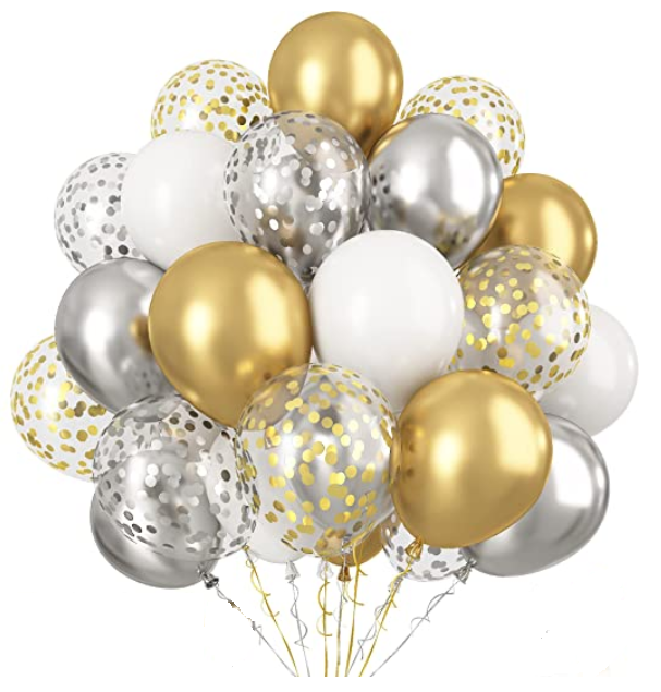 balony białe, złote, srebrne, z konfetti.png