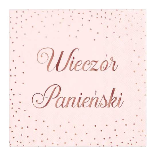 serwetki pudrowy róż Wieczór panieński.png