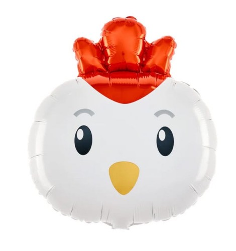 balon foliowy kura, balon kurczak, balon indyk, balon wieś, dekoracja wiejska.jpg