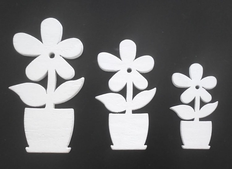 DREWIENKA KWIATKI W DONICZCE MIX