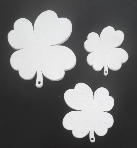 drewniana biała kończyna mix wielkości, drewienka wiosenne, biała kończyna