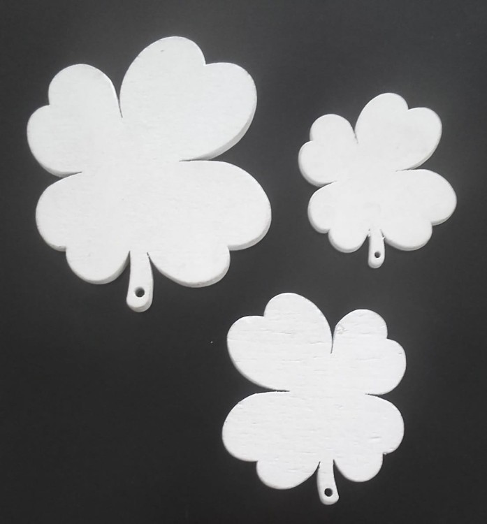 drewniana biała kończyna mix wielkości, drewienka wiosenne, biała kończyna