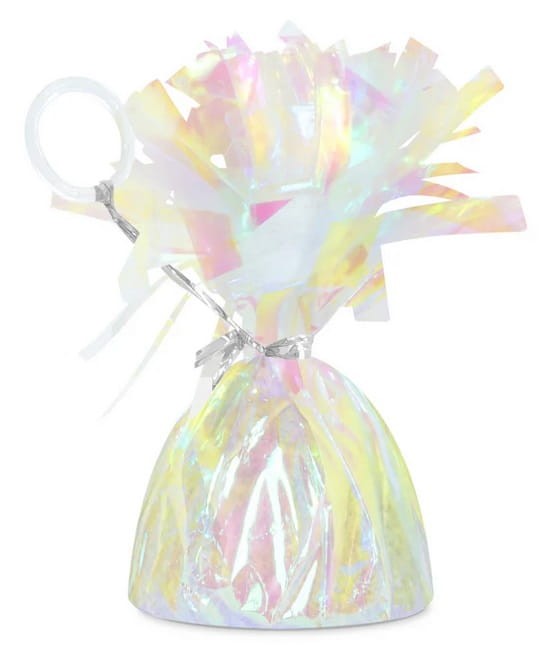 ciężarek holograficzny błyszczący do balonów na hel