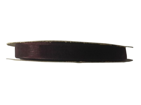 wstążka szyfonowa 9mm brązowa, czekoladowa 9135