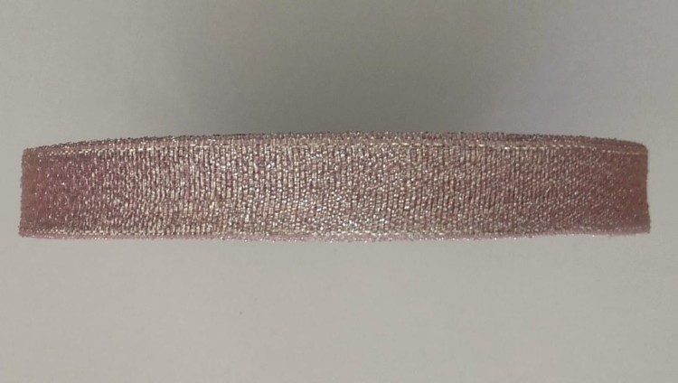 wstążka brokatowa 11 liliowy + srebrny