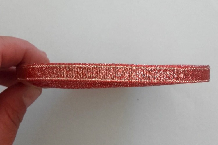 wstążka brokatowa 6mm kolor nr 26- 01