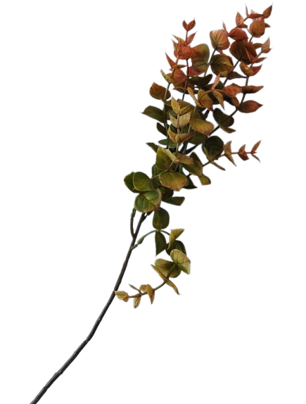 gałązka dekoracyjna 48cm pomarańczowe listki 48cm.jpg - 01