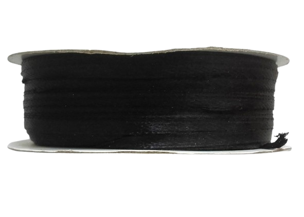 wstążka satynowa 3 mm 90m Aksa 8141 - czarna.jpg