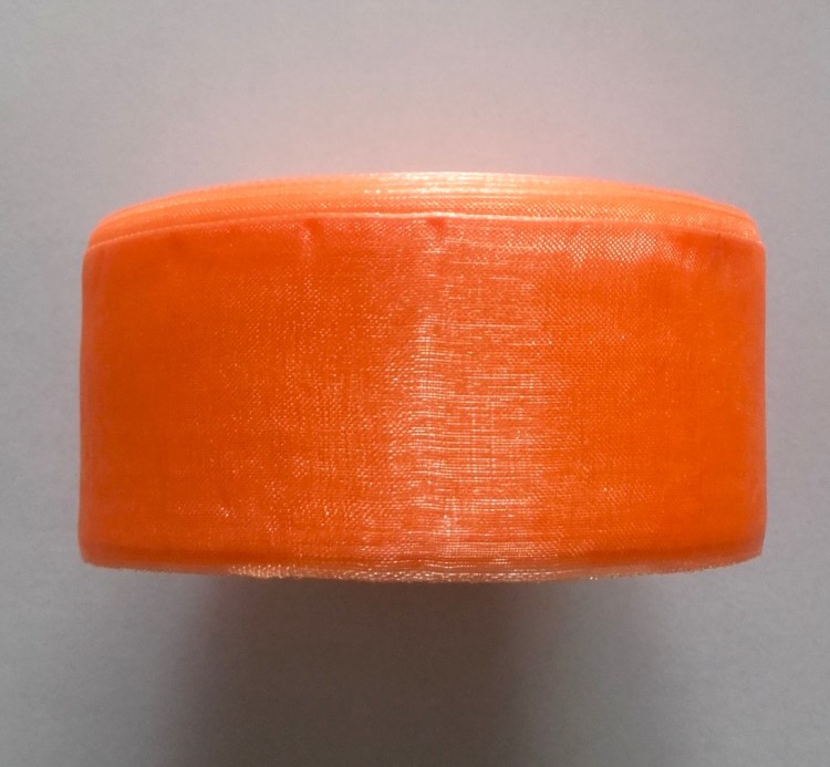 wstążka szyfonowa, organza 38mm morelowa 32m.jpg - 01