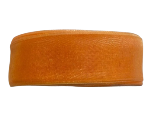 wstążka szyfonowa, organza 25mm stare złoto 32m.jpg