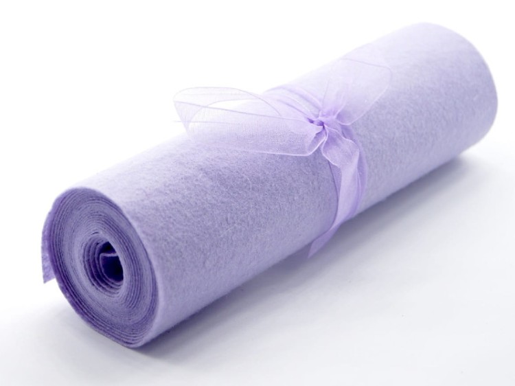 filc liliowy na rolce, jasno fioletowy na rolce