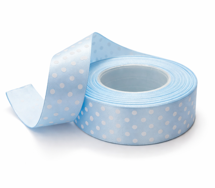 wstążka 22 m, wstążka do dekoracji, lawenda wstążka, wstążka lawendowa w kropki, fioletowa wstążka, fiolet wstążka, wstążka fioletowa w kropki, wstążka błękitna, wstążka w kolorze błękitnym