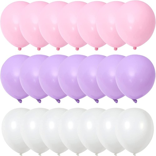 balony 30szt białe + jasny róż + fioletowe 1.jpg