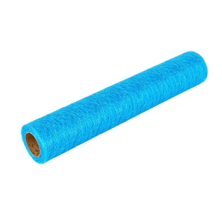 fibra 36cm turkusowa, siateczka florystyczna, siatka florystyczna, bieżnik, dekoracja stołu.webp