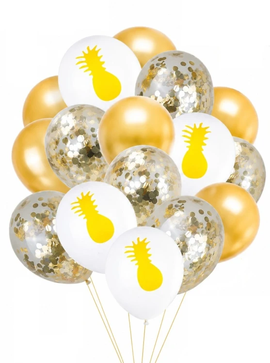 balony z ananasem, zestaw balonó, balony z konfetti.jpg