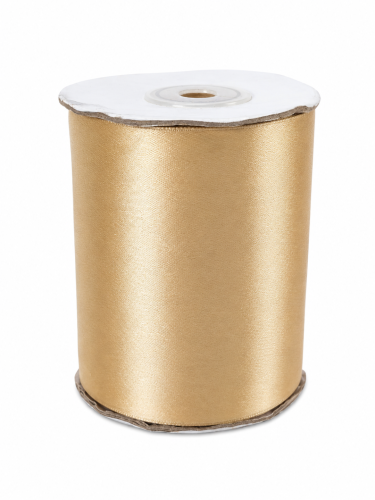 wstążka satynowa 10 cm jasno złota, tasiemka atłasowa szeroka piaskowa.png