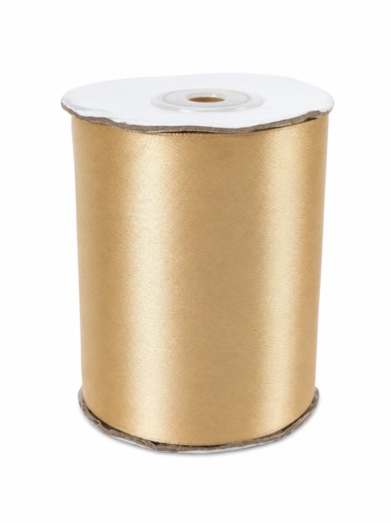 wstążka satynowa 10 cm jasno złota, tasiemka atłasowa szeroka piaskowa.png