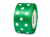 wstążka satynowa w grochy, wskaka 38 mm zielona w kropki, tasiemka w kropki, wstążka w kropki.png