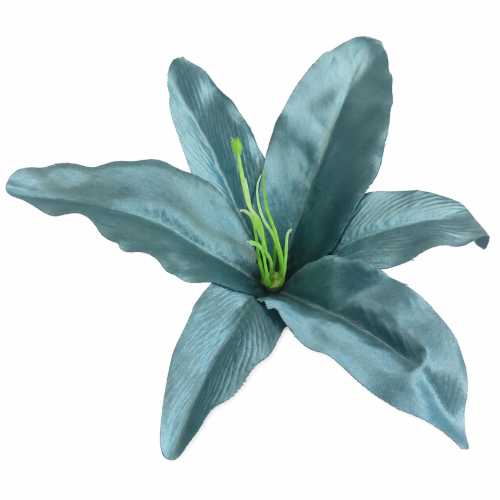lilia morska, zgaszony ciemny turkus, główka kwiatowa lilii, lilia główka wyrobowa.png
