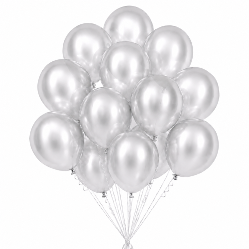 balony srebrne metaliczne, zestaw srebrnych balonów, duży srebrny balon.png