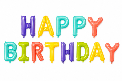 zestaw balonow Happy Birthday mix kolorów, baner balonowy, girlanda z balonów.png