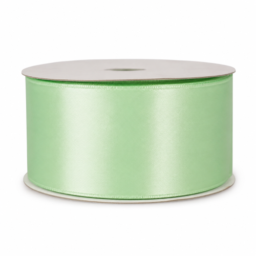 wstążka satynowa 50 mm pastelowa mięta, 5 cm 25m.png