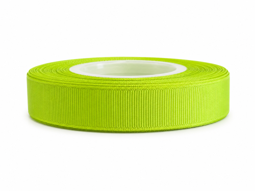 wstążka rypsowa 12 mm jaskrawa zieleń 23 m tasiemka zielona 1,2 cm lamówka 22m.png