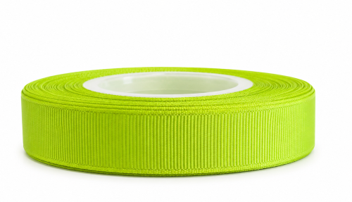 wstążka rypsowa 12 mm jaskrawa zieleń 23 m tasiemka zielona 1,2 cm lamówka 22 m.png
