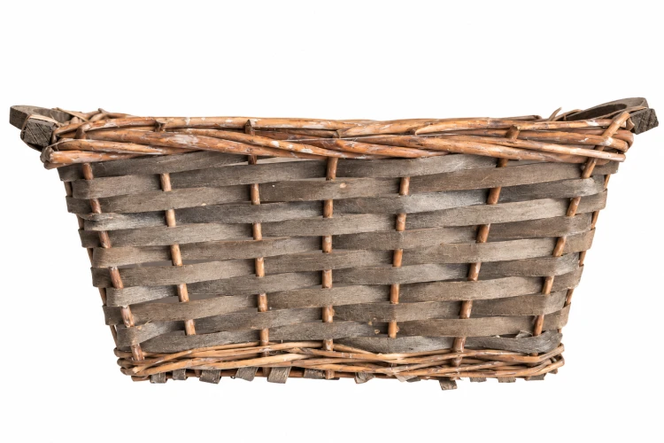kosz rustykalny osłonka prostokątna wyścielona doniczka drewniana.png