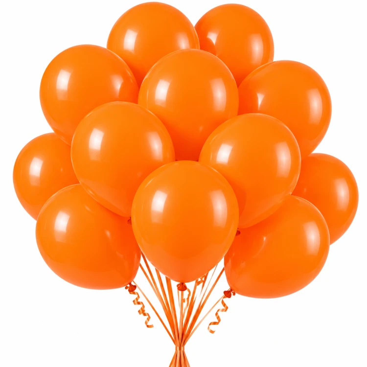 bukiet pomarańczowych balonów, balony pomarańczowe.png