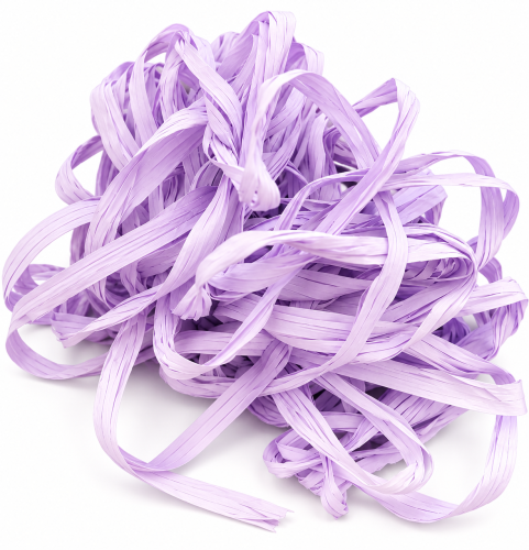 rafia lawendowa syntetyczna, sztuczna rafia jasno fioletowa, liliowa.png